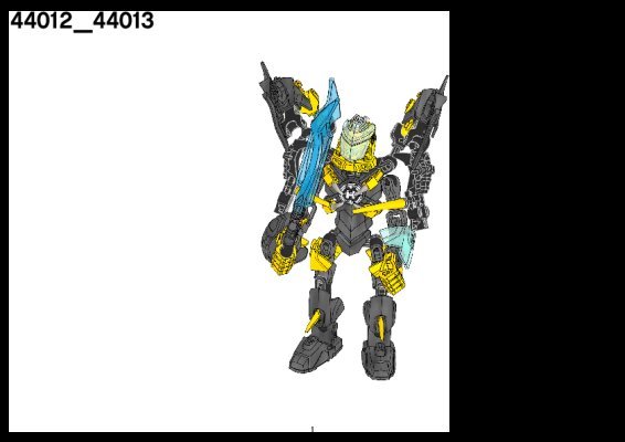 Building Instructions - LEGO - 44012 - EVO: Page 1