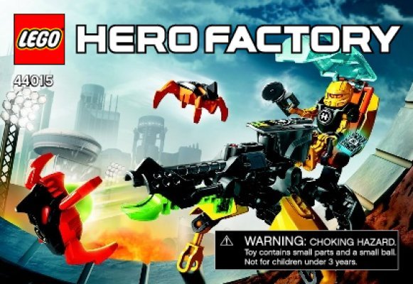 Building Instructions - LEGO - Hero Factory - 44015 - EVO Walker: Page 1