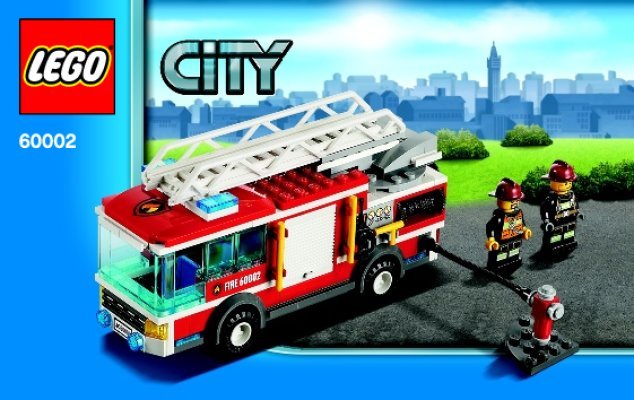 Building Instructions - LEGO - City - 60002 - Fire Truck: Page 1