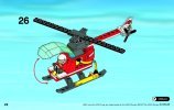 Building Instructions - LEGO - City - 60004 - Fire Station: Page 28