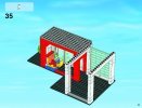 Building Instructions - LEGO - City - 60004 - Fire Station: Page 35