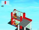 Building Instructions - LEGO - City - 60004 - Fire Station: Page 43