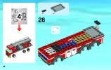 Building Instructions - LEGO - City - 60004 - Fire Station: Page 38