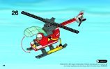 Building Instructions - LEGO - City - 60004 - Fire Station: Page 28