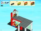 Building Instructions - LEGO - City - 60004 - Fire Station: Page 40