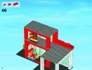 Building Instructions - LEGO - City - 60004 - Fire Station: Page 46