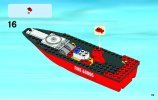 Building Instructions - LEGO - 60005 - Fire Boat: Page 19