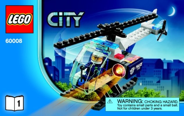 Building Instructions - LEGO - City - 60008 - Museum Break-in: Page 1