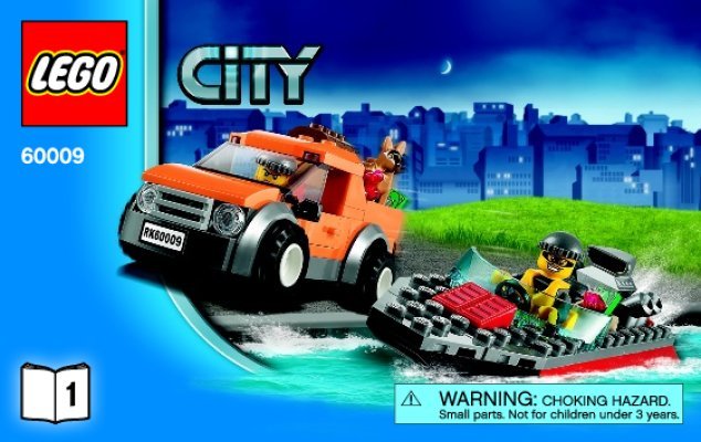 Building Instructions - LEGO - City - 60009 - Helicopter Arrest: Page 1