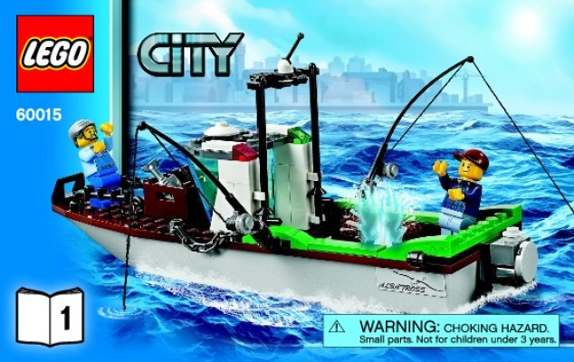 Building Instructions - LEGO - City - 60015 - Coast Guard Plane: Page 1