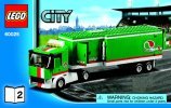 Building Instructions - LEGO - City - 60025 - Truck: Page 1