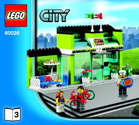 Building Instructions - LEGO - City - 60026 - Town Square: Page 1