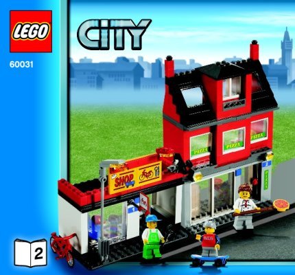 Building Instructions - LEGO - 60031 - City Corner: Page 1