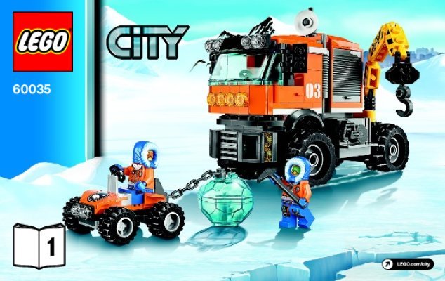 Building Instructions - LEGO - City - 60035 - Arctic Outpost: Page 1