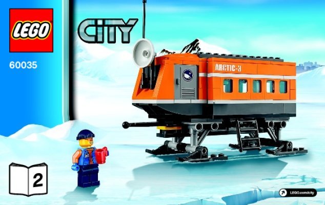 Building Instructions - LEGO - City - 60035 - Arctic Outpost: Page 1