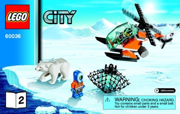 Building Instructions - LEGO - City - 60036 - Arctic Base Camp: Page 1