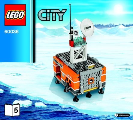 Building Instructions - LEGO - City - 60036 - Arctic Base Camp: Page 1