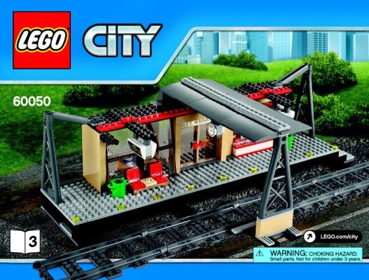 Building Instructions - LEGO - City - 60050 - Train Station: Page 1