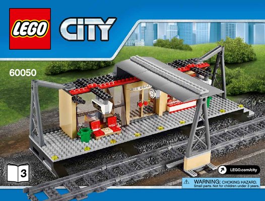 Building Instructions - LEGO - City - 60050 - Train Station: Page 1