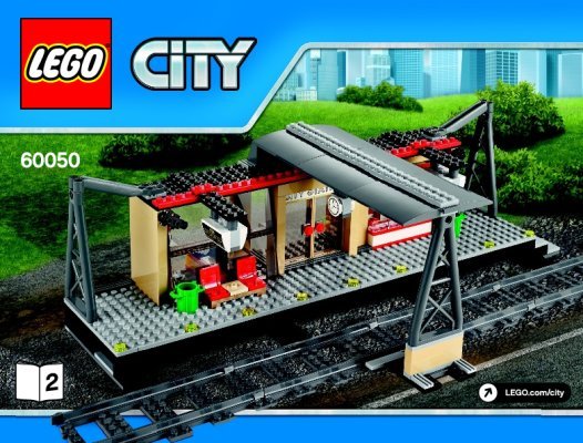 Building Instructions - LEGO - City - 60050 - Train Station: Page 1