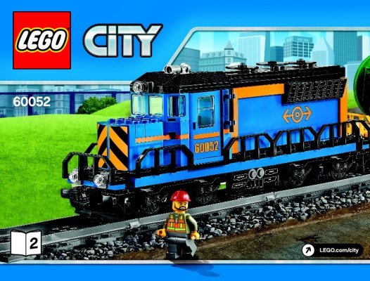 Building Instructions - LEGO - City - 60052 - Cargo Train: Page 1