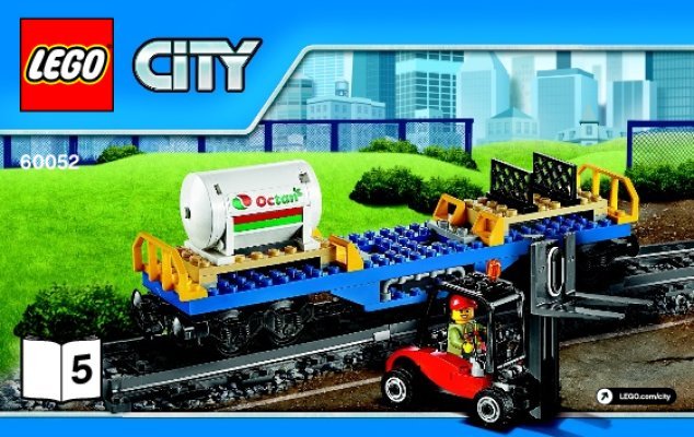 Building Instructions - LEGO - City - 60052 - Cargo Train: Page 1