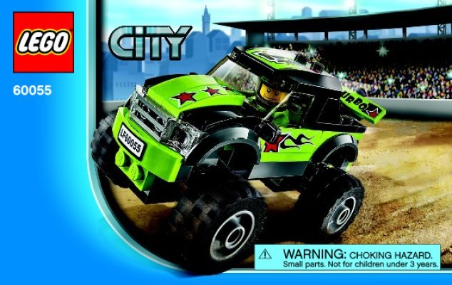 Building Instructions - LEGO - City - 60055 - Monster Truck: Page 1