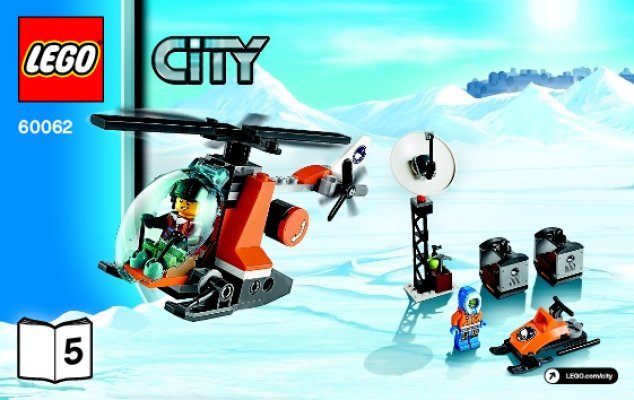 Building Instructions - LEGO - City - 60062 - Arctic Icebreaker: Page 1