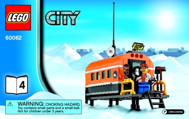 Building Instructions - LEGO - City - 60062 - Arctic Icebreaker: Page 1