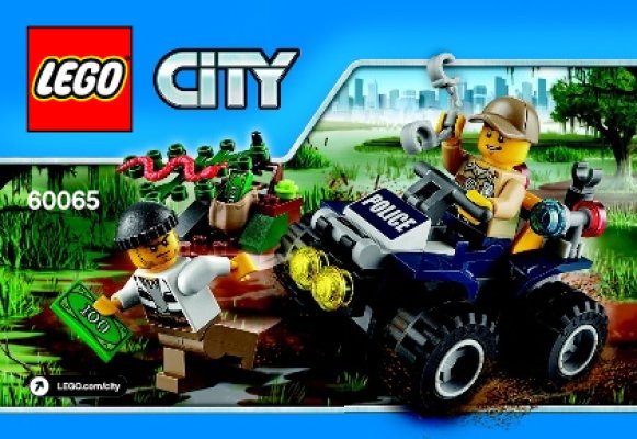 Building Instructions - LEGO - City - 60065 - ATV Patrol: Page 1