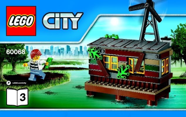 Building Instructions - LEGO - City - 60068 - Crooks’ Hideout: Page 1