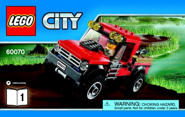 Building Instructions - LEGO - City - 60070 - Water Plane Chase: Page 1