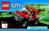 Building Instructions - LEGO - City - 60070 - Water Plane Chase: Page 1