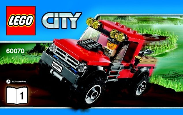 Building Instructions - LEGO - City - 60070 - Water Plane Chase: Page 1