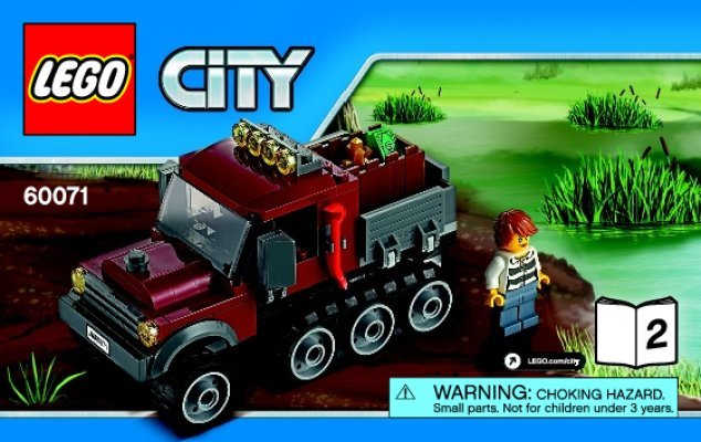 Building Instructions - LEGO - City - 60071 - Hovercraft Arrest: Page 1