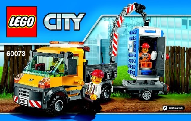 Building Instructions - LEGO - City - 60073 - Service Truck: Page 1