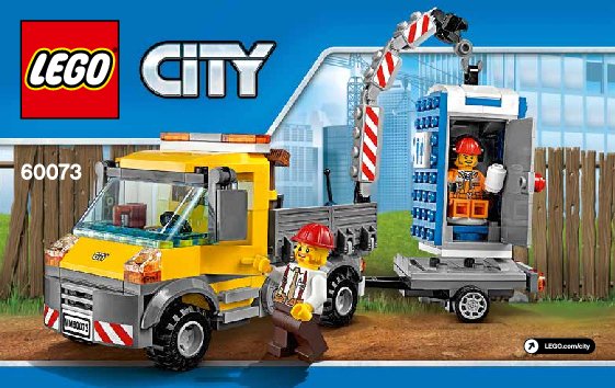 Building Instructions - LEGO - City - 60073 - Service Truck: Page 1