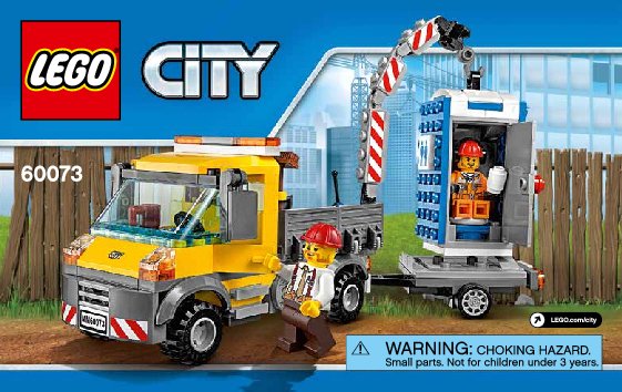 Building Instructions - LEGO - City - 60073 - Service Truck: Page 1