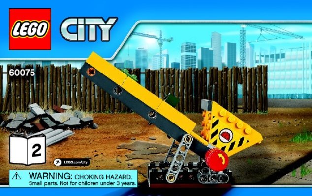 Building Instructions - LEGO - City - 60075 - Excavator and Truck: Page 1