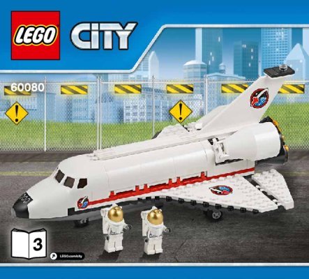 Building Instructions - LEGO - City - 60080 - Spaceport: Page 1