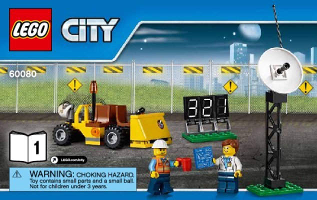 Building Instructions - LEGO - City - 60080 - Spaceport: Page 1