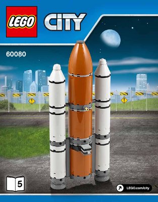 Building Instructions - LEGO - City - 60080 - Spaceport: Page 1