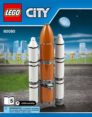 Building Instructions - LEGO - City - 60080 - Spaceport: Page 1