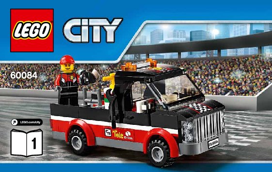 Building Instructions - LEGO - City - 60084 - Racing Bike Transporter: Page 1