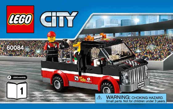 Building Instructions - LEGO - City - 60084 - Racing Bike Transporter: Page 1