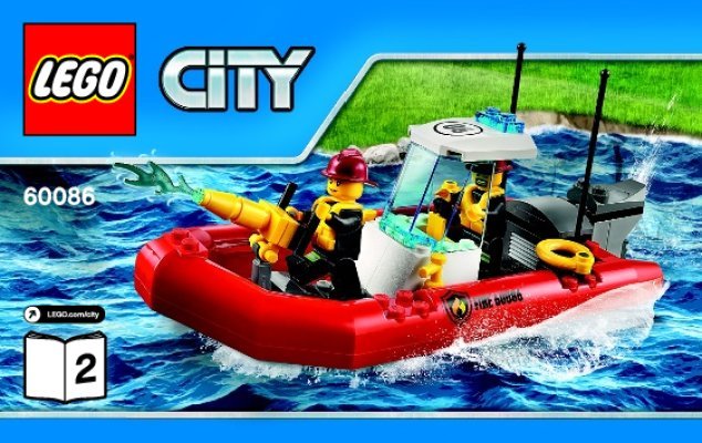 Building Instructions - LEGO - City - 60086 - LEGO® City Starter Set: Page 1