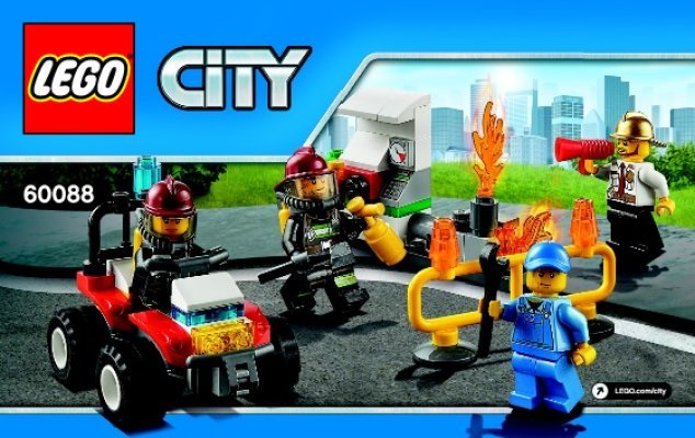 Building Instructions - LEGO - City - 60088 - Fire Starter Set: Page 1