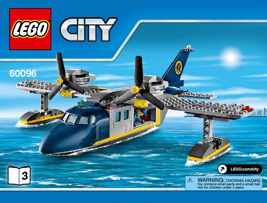 Building Instructions - LEGO - City - 60096 - Deep Sea Operation Base: Page 1