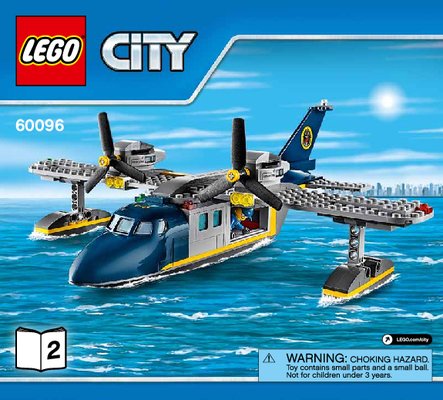 Building Instructions - LEGO - City - 60096 - Deep Sea Operation Base: Page 1