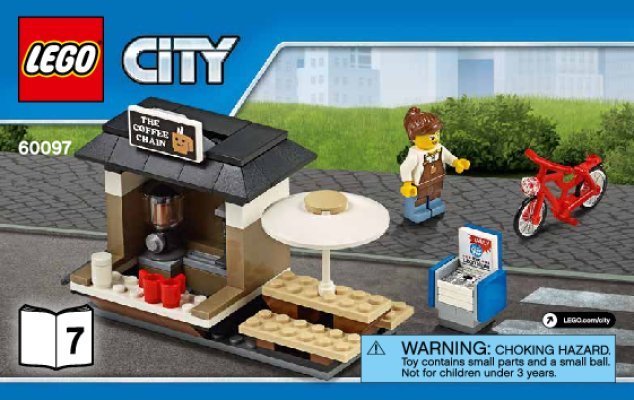 Building Instructions - LEGO - City - 60097 - City Square: Page 1